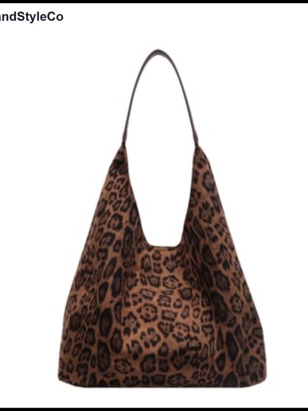 Large Canvas Tote Bag Leopard Print Shopper Shoulder Bag Women Travel Beach